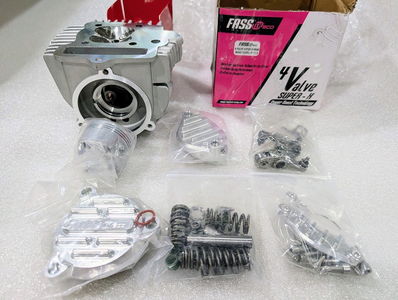 FASS 4V ヘッド キット内容 バルブ スプリング ロッカー